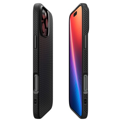 Чохол Spigen для iPhone 16 Pro, Liquid Air, Matte Black (ACS08117) Чохол Spigen для iPhone 16 Pro, Liquid Air, Matte Black (ACS08117)