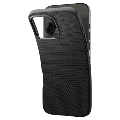 Чохол Spigen для iPhone 16 Pro, Liquid Air, Matte Black (ACS08117) Чохол Spigen для iPhone 16 Pro, Liquid Air, Matte Black (ACS08117)