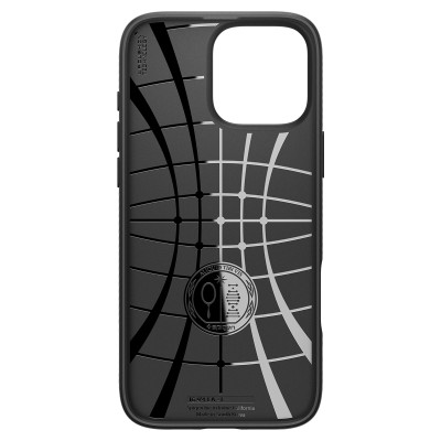 Чохол Spigen для iPhone 16 Pro, Liquid Air, Matte Black (ACS08117) Чохол Spigen для iPhone 16 Pro, Liquid Air, Matte Black (ACS08117)