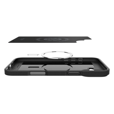 Чохол Spigen для iPhone 16, Core Armor MagFit, Matte Black (ACS08221) Чохол Spigen для iPhone 16, Core Armor MagFit, Matte Black (ACS08221)
