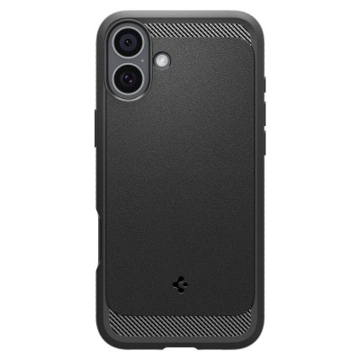 Чохол Spigen для iPhone 16, Rugged Armor MagFit, Matte Black (ACS08214)