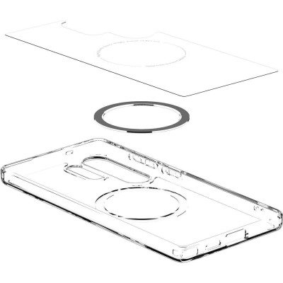 Чохол Spigen для Samsung Galaxy S25 Ultra, Ultra Hybrid MagFit, Clear White (ACS08956)
