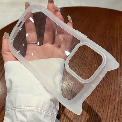 Чохол TPU Cat для Apple iPhone 12 Pro / 12 (6.1") Transparent Чохол TPU Cat для Apple iPhone 12 Pro / 12 (6.1") Transparent