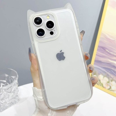 Чохол TPU Cat для Apple iPhone 12 Pro / 12 (6.1") Transparent Чохол TPU Cat для Apple iPhone 12 Pro / 12 (6.1") Transparent