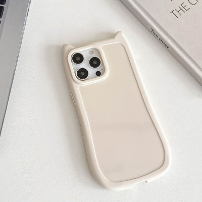 Чохол TPU Cat для Apple iPhone 15 Pro (6.1") Antique White