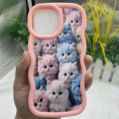 Чохол TPU Cloudy Pictures для Apple iPhone 12 Pro / 12 (6.1") Kittens