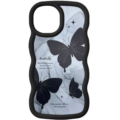 Чохол TPU Cloudy Pictures для Apple iPhone 14 Pro (6.1") Butterflies