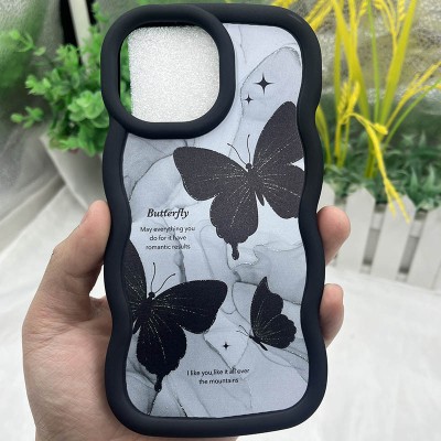 Чохол TPU Cloudy Pictures для Apple iPhone 14 Pro (6.1") Butterflies