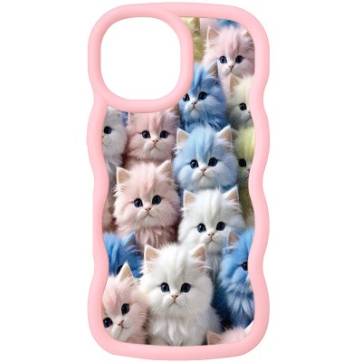 Чохол TPU Cloudy Pictures для Apple iPhone 16 Pro (6.3") Kittens Чохол TPU Cloudy Pictures для Apple iPhone 16 Pro (6.3") Kittens