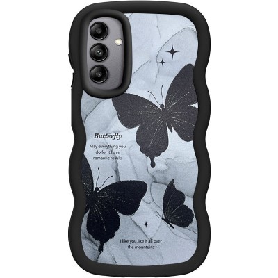 Чохол TPU Cloudy Pictures для Samsung Galaxy A25 5G Butterflies