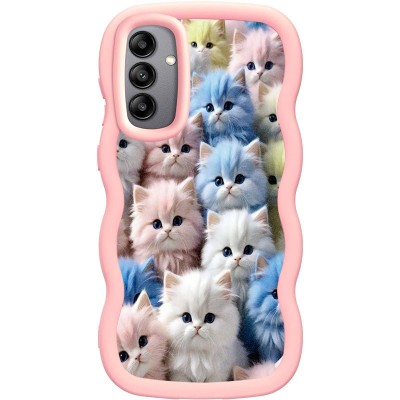 Чохол TPU Cloudy Pictures для Samsung Galaxy A35 Kittens Чохол TPU Cloudy Pictures для Samsung Galaxy A35 Kittens