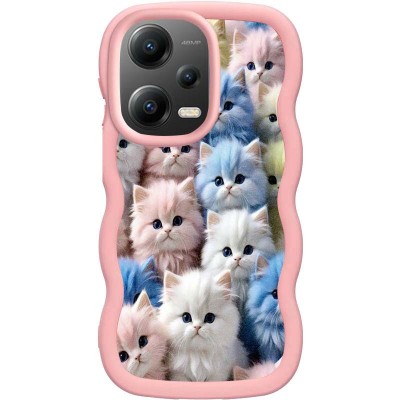 Чохол TPU Cloudy Pictures для Xiaomi Poco X5 5G / Redmi Note 12 5G Kittens Чохол TPU Cloudy Pictures для Xiaomi Poco X5 5G / Redmi Note 12 5G Kittens