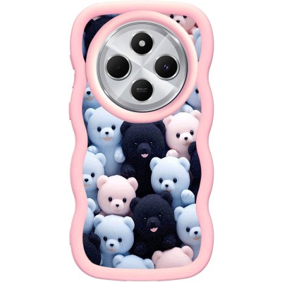 Чохол TPU Cloudy Pictures для Xiaomi Redmi 14C / A4 5G / Poco C75 4G/5G Bears Чохол TPU Cloudy Pictures для Xiaomi Redmi 14C / A4 5G / Poco C75 4G/5G Bears
