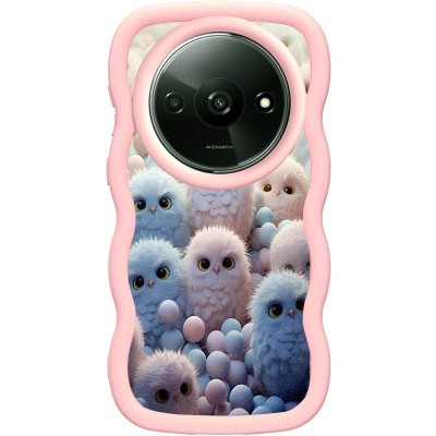 Чохол TPU Cloudy Pictures для Xiaomi Redmi A3 / Poco C61 4G Owls