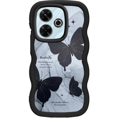 Чохол TPU Cloudy Pictures для Xiaomi Redmi Note 14 5G Butterflies Чохол TPU Cloudy Pictures для Xiaomi Redmi Note 14 5G Butterflies