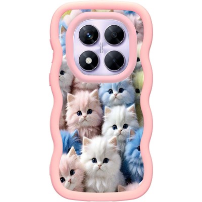 Чохол TPU Cloudy Pictures для Xiaomi Redmi Note 14 Pro 5G / Poco X7 Kittens Чохол TPU Cloudy Pictures для Xiaomi Redmi Note 14 Pro 5G / Poco X7 Kittens