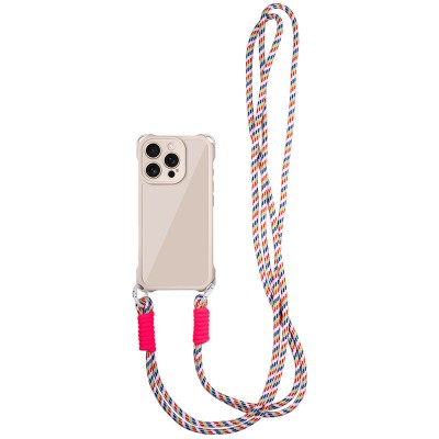 Чохол TPU CrossBody with straps для Apple iPhone 12 Pro (6.1") Antique White Чохол TPU CrossBody with straps для Apple iPhone 12 Pro (6.1") Antique White
