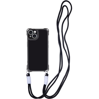 Чохол TPU CrossBody with straps для Apple iPhone 14 (6.1") Black