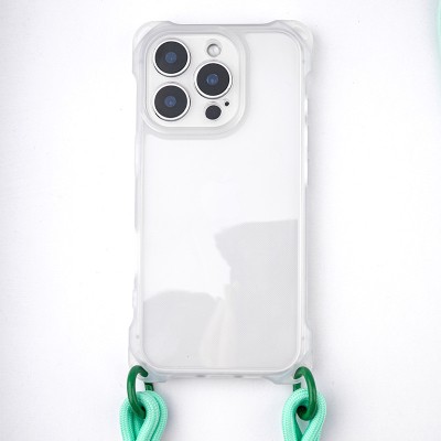 Чохол TPU CrossBody with straps для Apple iPhone 14 Pro (6.1") Transparent