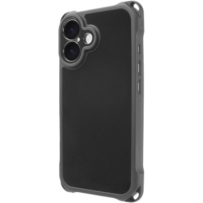 Чохол TPU CrossBody with straps для Apple iPhone 16 Plus (6.7") Black Чохол TPU CrossBody with straps для Apple iPhone 16 Plus (6.7") Black