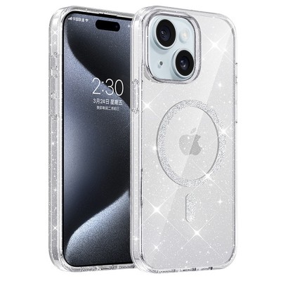 Чохол TPU Eclipse Sparkle (MagFit) для Apple iPhone 14 / 13 (6.1") Clear Чохол TPU Eclipse Sparkle (MagFit) для Apple iPhone 14 / 13 (6.1") Clear
