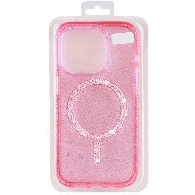Чохол TPU Eclipse Sparkle (MagFit) для Apple iPhone 14 / 13 (6.1") Pink Чохол TPU Eclipse Sparkle (MagFit) для Apple iPhone 14 / 13 (6.1") Pink