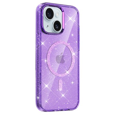 Чохол TPU Eclipse Sparkle (MagFit) для Apple iPhone 14 / 13 (6.1") Purple Чохол TPU Eclipse Sparkle (MagFit) для Apple iPhone 14 / 13 (6.1") Purple