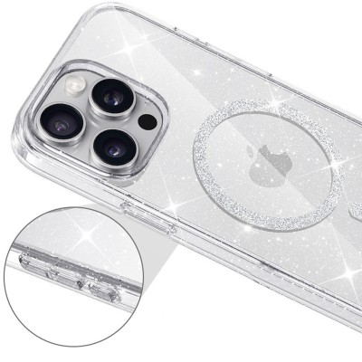 Чохол TPU Eclipse Sparkle (MagFit) для Apple iPhone 14 Pro Max (6.7") Clear