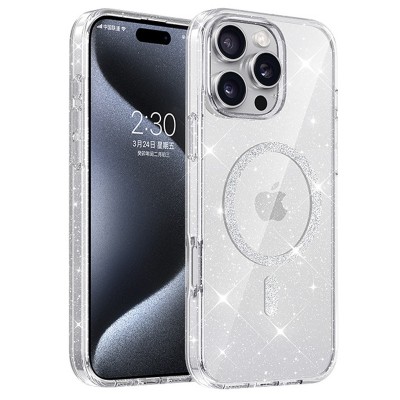 Чохол TPU Eclipse Sparkle (MagFit) для Apple iPhone 16 Pro Max (6.9") Clear Чохол TPU Eclipse Sparkle (MagFit) для Apple iPhone 16 Pro Max (6.9") Clear
