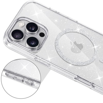 Чохол TPU Eclipse Sparkle (MagFit) для Apple iPhone 16 Pro Max (6.9") Clear Чохол TPU Eclipse Sparkle (MagFit) для Apple iPhone 16 Pro Max (6.9") Clear