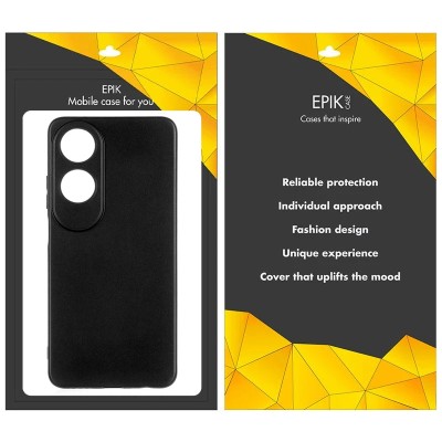 Чохол TPU Epik Black Full Camera для Oppo A60 4G Чорний Чохол TPU Epik Black Full Camera для Oppo A60 4G Чорний