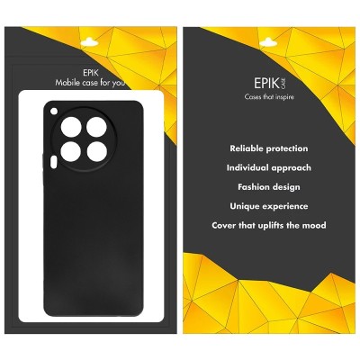 Чохол TPU Epik Black Full Camera для TECNO Camon 30 (CL6) Чорний Чохол TPU Epik Black Full Camera для TECNO Camon 30 (CL6) Чорний