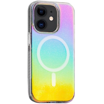 Чохол TPU Galaxy Sparkle (MagFit) для Apple iPhone 11 (6.1") Chroma+Glitter Чохол TPU Galaxy Sparkle (MagFit) для Apple iPhone 11 (6.1") Chroma+Glitter