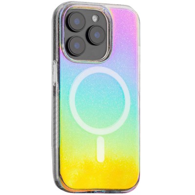Чохол TPU Galaxy Sparkle (MagFit) для Apple iPhone 13 Pro Max (6.7") Chroma+Glitter Чохол TPU Galaxy Sparkle (MagFit) для Apple iPhone 13 Pro Max (6.7") Chroma+Glitter