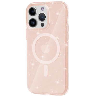 Чохол TPU Galaxy Sparkle (MagFit) для Apple iPhone 14 Pro (6.1") Gold+Glitter Чохол TPU Galaxy Sparkle (MagFit) для Apple iPhone 14 Pro (6.1") Gold+Glitter
