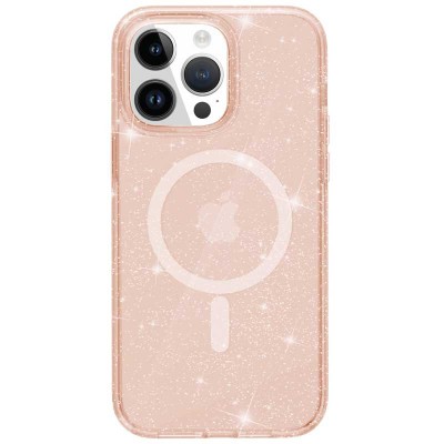Чохол TPU Galaxy Sparkle (MagFit) для Apple iPhone 14 Pro (6.1") Gold+Glitter Чохол TPU Galaxy Sparkle (MagFit) для Apple iPhone 14 Pro (6.1") Gold+Glitter