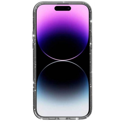 Чохол TPU Galaxy Sparkle (MagFit) для Apple iPhone 16 Plus (6.7") Black+Glitter Чохол TPU Galaxy Sparkle (MagFit) для Apple iPhone 16 Plus (6.7") Black+Glitter