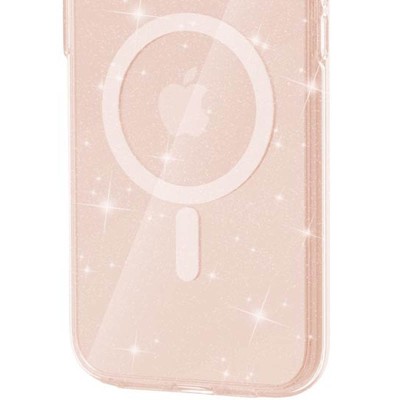 Чохол TPU Galaxy Sparkle (MagFit) для Apple iPhone 16 Plus (6.7") Gold+Glitter Чохол TPU Galaxy Sparkle (MagFit) для Apple iPhone 16 Plus (6.7") Gold+Glitter