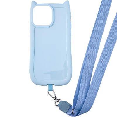 Чохол TPU GETMAN Cat with straps для Apple iPhone 13 Pro (6.1") Blue Чохол TPU GETMAN Cat with straps для Apple iPhone 13 Pro (6.1") Blue