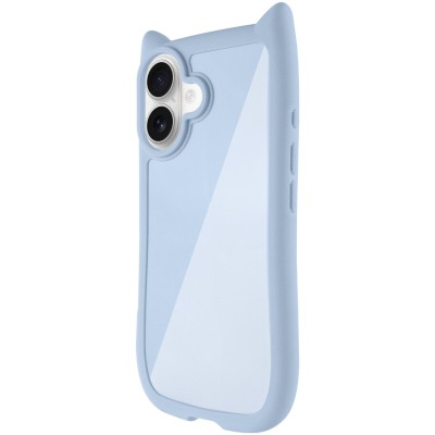 Чохол TPU GETMAN Cat with straps для Apple iPhone 16 (6.1") Blue Чохол TPU GETMAN Cat with straps для Apple iPhone 16 (6.1") Blue