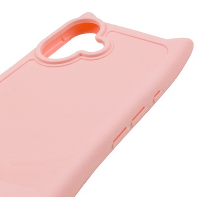 Чохол TPU GETMAN Cat with straps для Apple iPhone 16 Plus (6.7") Pink Чохол TPU GETMAN Cat with straps для Apple iPhone 16 Plus (6.7") Pink