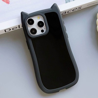 Чохол TPU GETMAN Cat with straps для Apple iPhone 16 Pro (6.3") Black Чохол TPU GETMAN Cat with straps для Apple iPhone 16 Pro (6.3") Black