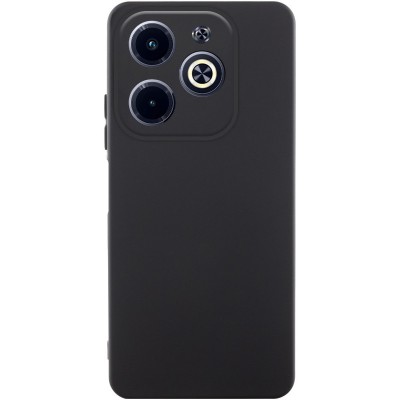 Чохол TPU GETMAN Liquid Silk Full Camera для Infinix Hot 40i Чорний / Black