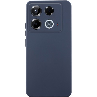 Чохол TPU GETMAN Liquid Silk Full Camera для Infinix Note 40 4G Синій / Midnight Blue Чохол TPU GETMAN Liquid Silk Full Camera для Infinix Note 40 4G Синій / Midnight Blue