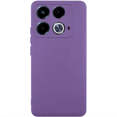 Чохол TPU GETMAN Liquid Silk Full Camera для Infinix Note 40 4G Фіолетовий / Amethyst Чохол TPU GETMAN Liquid Silk Full Camera для Infinix Note 40 4G Фіолетовий / Amethyst