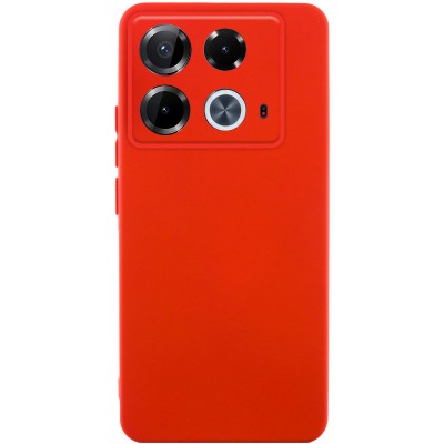 Чохол TPU GETMAN Liquid Silk Full Camera для Infinix Note 40 4G Червоний / Red Чохол TPU GETMAN Liquid Silk Full Camera для Infinix Note 40 4G Червоний / Red