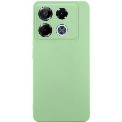 Чохол TPU GETMAN Liquid Silk Full Camera для Infinix Note 40 Pro 4G Зелений / Pistachio Чохол TPU GETMAN Liquid Silk Full Camera для Infinix Note 40 Pro 4G Зелений / Pistachio