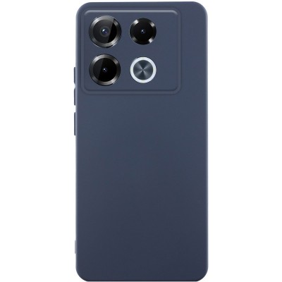 Чохол TPU GETMAN Liquid Silk Full Camera для Infinix Note 40 Pro 4G Синій / Midnight Blue Чохол TPU GETMAN Liquid Silk Full Camera для Infinix Note 40 Pro 4G Синій / Midnight Blue