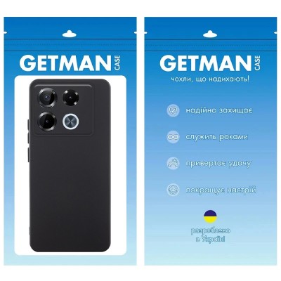 Чохол TPU GETMAN Liquid Silk Full Camera для Infinix Note 40 Pro 4G Чорний / Black Чохол TPU GETMAN Liquid Silk Full Camera для Infinix Note 40 Pro 4G Чорний / Black