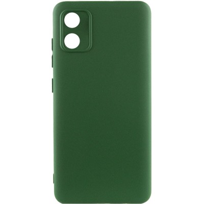 Чохол TPU GETMAN Liquid Silk Full Camera для Motorola Moto E13 Зелений / Dark green Чохол TPU GETMAN Liquid Silk Full Camera для Motorola Moto E13 Зелений / Dark green